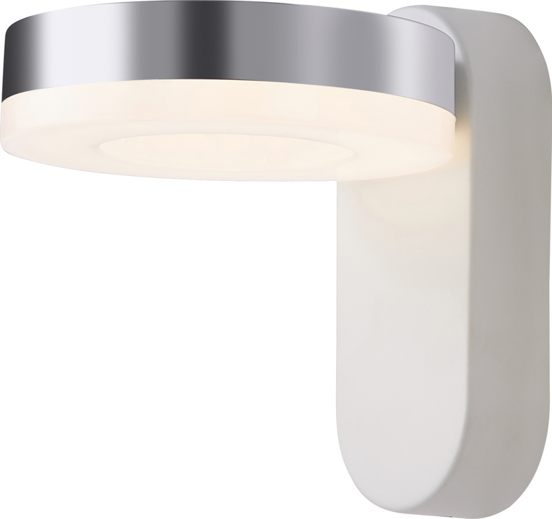 Φωτιστικά agiovlasitishome - ΣΗΜΑΝΤΙΚΟ: Σε περίπτωση διαφοράς τιμής από το κατάστημα ισχύει παντα και μόνο η τιμή του καταστήματος ArLight WLC 698 CR Απλίκα Τοίχου Νίκελ LED Θερμό Λευκό