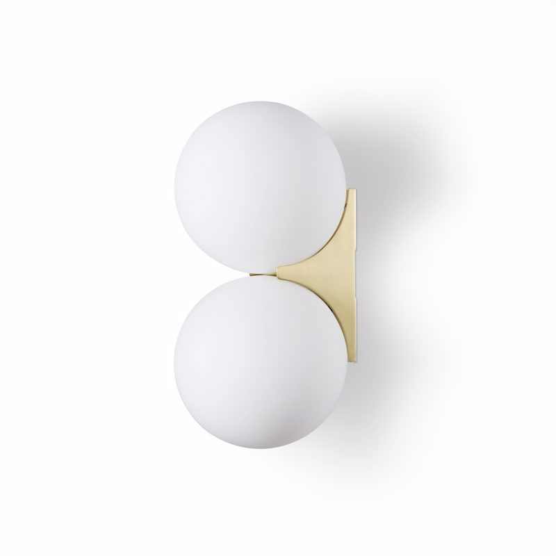 Φωτιστικά agiovlasitishome - ΣΗΜΑΝΤΙΚΟ: Σε περίπτωση διαφοράς τιμής από το κατάστημα ισχύει παντα και μόνο η τιμή του καταστήματος ArLight WLC 2477-2 GD Απλίκα Τοίχου Δίφωτη με Μπάλες Οπ