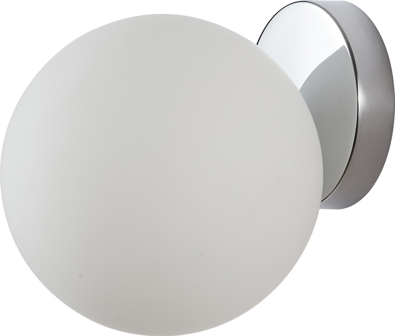 Φωτιστικά agiovlasitishome - ΣΗΜΑΝΤΙΚΟ: Σε περίπτωση διαφοράς τιμής από το κατάστημα ισχύει παντα και μόνο η τιμή του καταστήματος ArLight WLC 2478 CR Απλίκα Τοίχου Μονόφωτη Νίκελ με Μπά