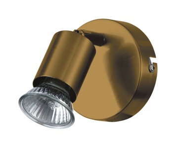 ArLight WLC 5215-1 ΑΒ Σπότ Τοίχου Μονόφωτο Οξυντέ GU10 Φ10x9cm 0304208