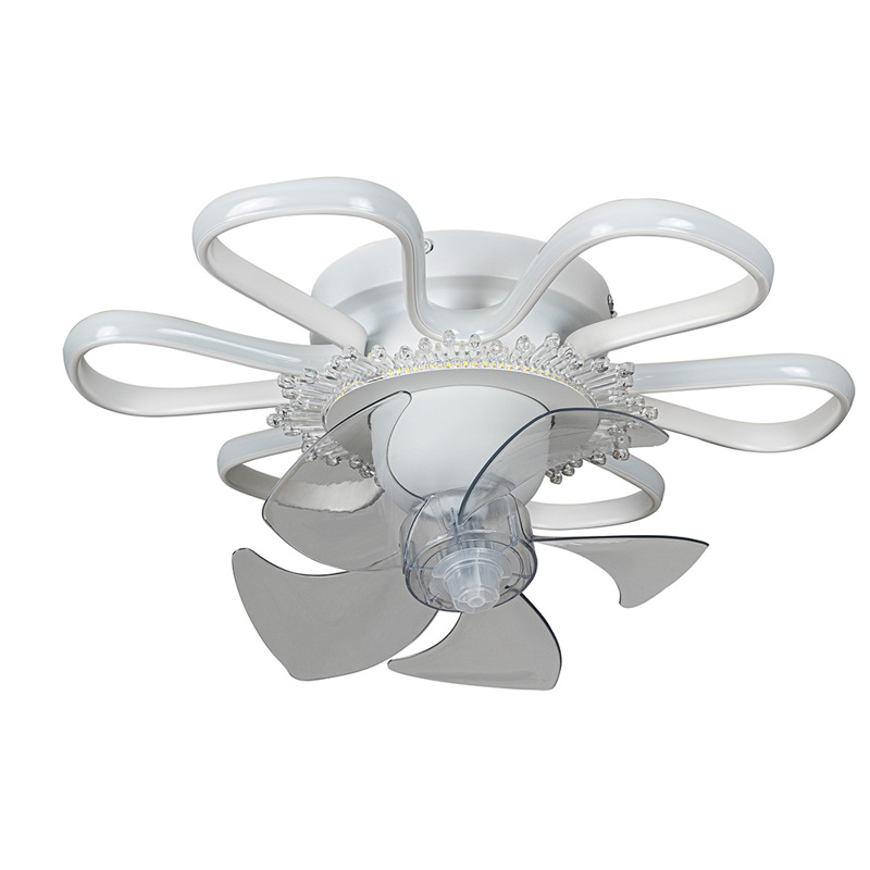 ArLight Ανεμιστήρας Οροφής CFC 9506 WΗ Λευκός με Ρυθμιζόμενο LED Φωτισμό Φ50x20cm 0334006