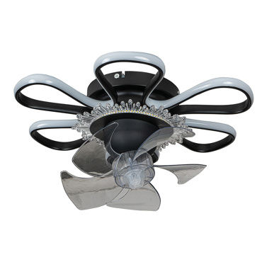 ArLight CFC 9506 ΒΚ Ανεμιστήρας Οροφής ΜΑΡΓΑΡΙΤΑ με LED Φωτισμό και Κοντρόλ Φ50x20cm 0334007