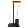 Stant Xartiou ugias kai Piggal apo Atsali Mavro me Bamboo 30x20x67.5cm AWD02071795