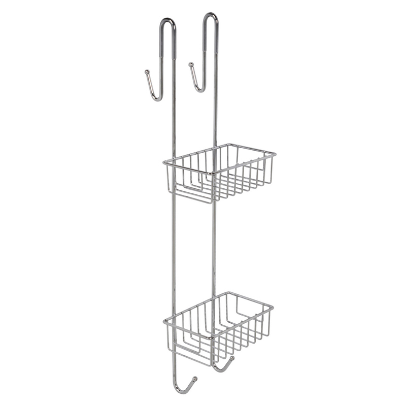 Κρεμαστή Ραφιέρα Stainless Steel Chrome 18x17x70cm AWD0