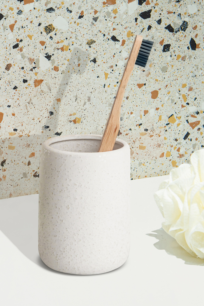 Potiri Odontobourtsas BONITA Stoneware Lefko F7.8x11.8cm 360ml AWD02191913