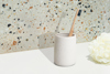 Potiri Odontobourtsas BONITA Stoneware Lefko F7.8x11.8cm 360ml AWD02191913