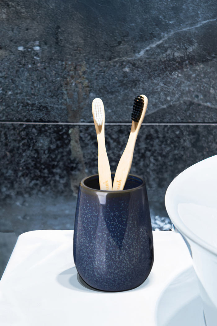 Potiri Odontobourtsas FRIKI Stoneware navy blue F8.5x11.2cm 400ml AWD02191921
