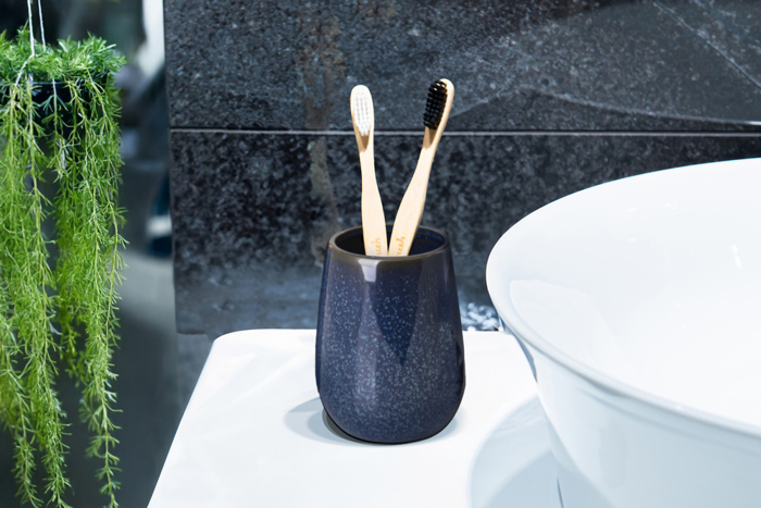 Potiri Odontobourtsas FRIKI Stoneware navy blue F8.5x11.2cm 400ml AWD02191921