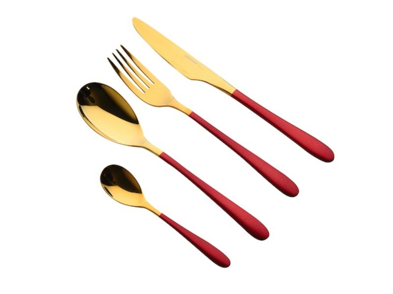 Bergner LISBOA Σετ 16 Τεμ. Μαχαιροπίρουνα Ανοξείδωτα Χρ