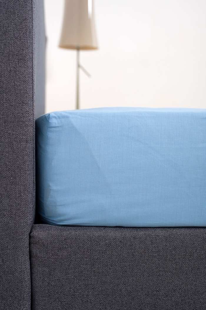 Biokarpet Home Sentoni Home 'View' me lastixo - Light Blue Diplo 180x200cm +35cm