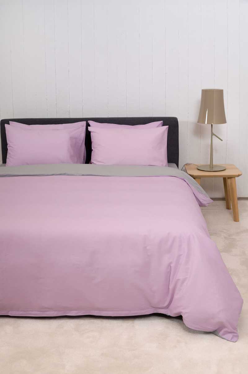 Βιοκαρπέτ Home Σετ Υπέρδιπλη Παπλωματοθήκη Home 'View' Lilac/Lt Grey 225x245cm