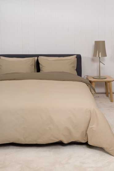 Βιοκαρπέτ Home Σετ Υπέρδιπλη Παπλωματοθήκη Home 'View' Beige/Greize 225x245cm