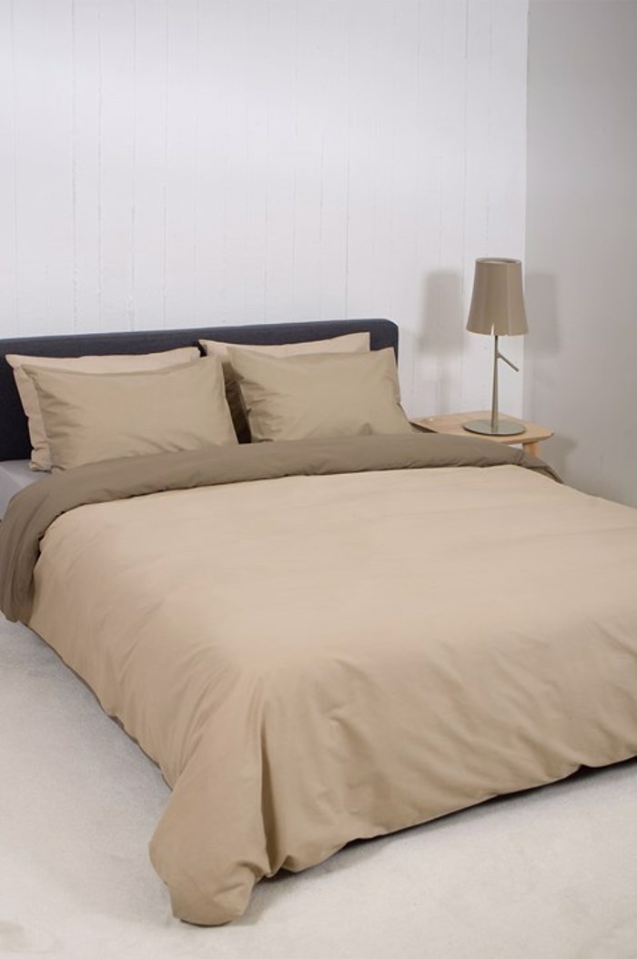 Βιοκαρπέτ Home Σετ Υπέρδιπλη Παπλωματοθήκη Home 'View' Beige/Greize 225x245cm Biokarpet Home Set uperdipli Paplomatothiki Home 'View' Beige/Greize 225x245cm