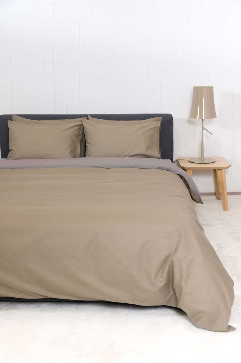 Βιοκαρπέτ Home Σετ Υπέρδιπλη Παπλωματοθήκη Home 'View' Greize/Dark Grey 225x245cm