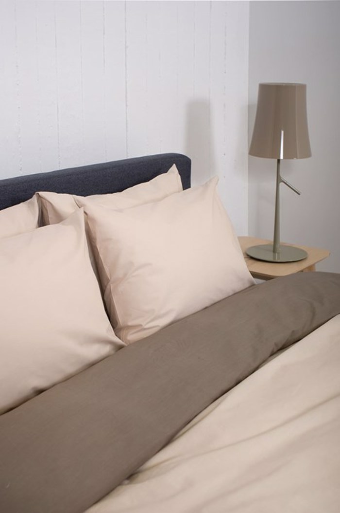 Βιοκαρπέτ Home Σετ Μονή Παπλωματοθήκη Home 'View' Natural Greize 165x245cm Biokarpet Home Set Moni Paplomatothiki Home 'View' Natural Greize 165x245cm