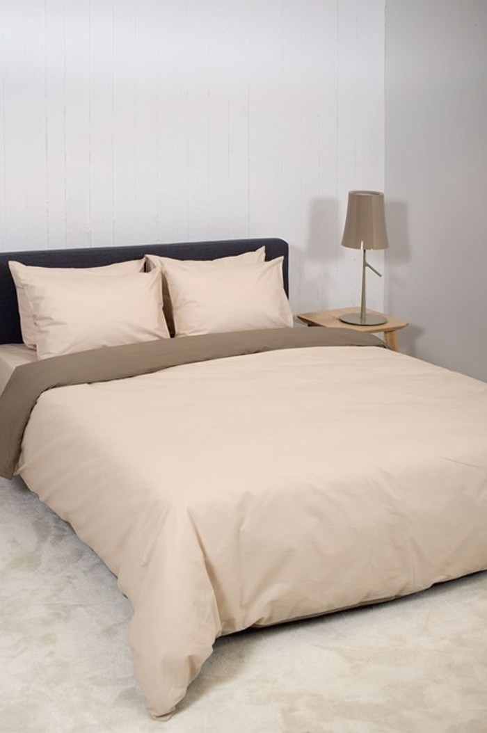 Βιοκαρπέτ Home Σετ Μονή Παπλωματοθήκη Home 'View' Natural Greize 165x245cm Biokarpet Home Set Moni Paplomatothiki Home 'View' Natural Greize 165x245cm