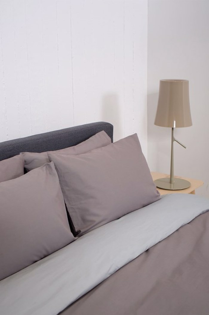 Βιοκαρπέτ Home Σετ Μονή Παπλωματοθήκη Home 'View' Dark Grey/Light Grey 165x245cm Biokarpet Home Set Moni Paplomatothiki Home 'View' Dark Grey/Light Grey 165x245cm