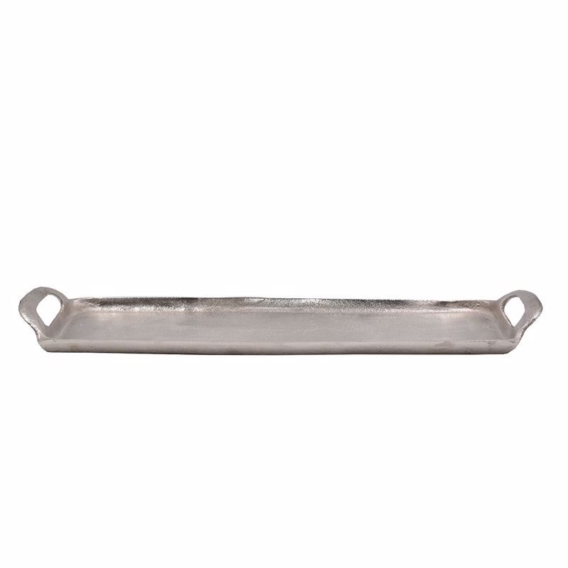 InTheBox - Maison ADORO Δίσκος Αλουμινίου Ασημί 53x15x4