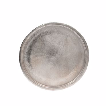 InTheBox - Maison LUNA Δίσκος Αλουμινίου Ασημί Φ46x3cm 017629