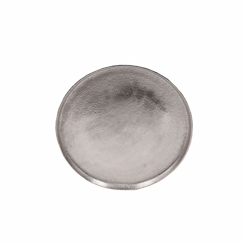 InTheBox - Maison - ΣΗΜΑΝΤΙΚΟ: Σε περίπτωση διαφοράς τιμής από το κατάστημα ισχύει παντα και μόνο η τιμή του καταστήματος InTheBox - Maison LUNA Δίσκος Αλουμινίου Ασημί Φ36x2cm