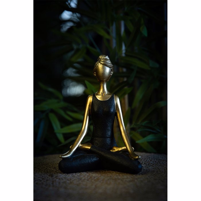InTheBox - Maison VASANTA 1 DECO Figura Resin Xrusi/Mavri 13.5x9x19.5cm 022718