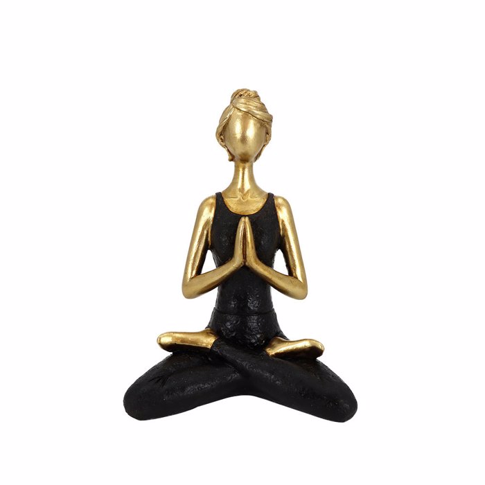 InTheBox - Maison VASANTA 2 DECO Figura Resin Xrusi/Mavri 13.5x9x19cm 022719