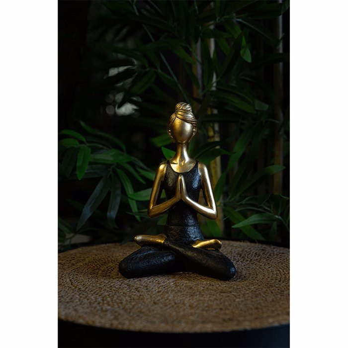InTheBox - Maison VASANTA 2 DECO Figura Resin Xrusi/Mavri 13.5x9x19cm 022719
