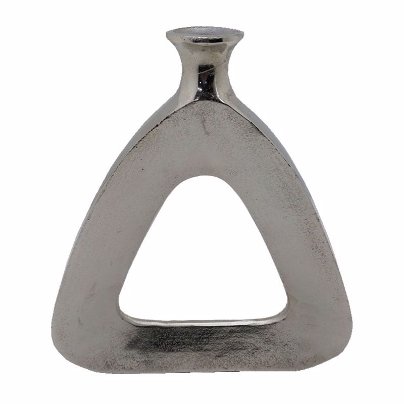 InTheBox - Maison ABSTRACT TRIANGLE Βάζο Αλουμινίου Sil