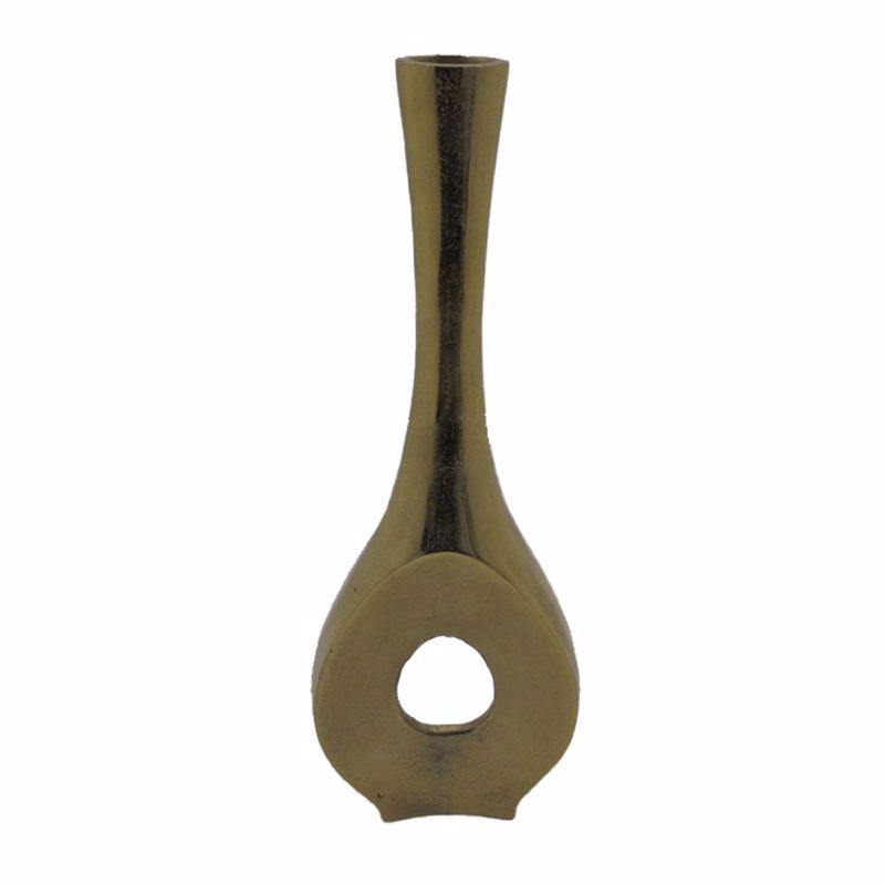 InTheBox - Maison ADEL Βάζο Αλουμινίου Χρυσό 19x6.25x56