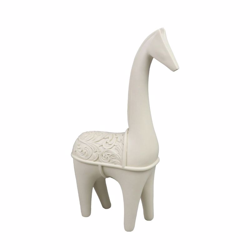 InTheBox - Maison JADE DECO Καμηλοπάρδαλη Resin Κρεμ 16