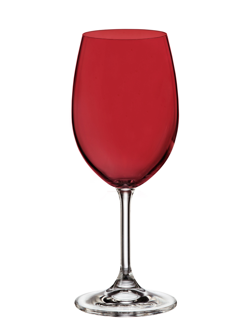 Υαλικά agiovlasitishome - ΣΗΜΑΝΤΙΚΟ: Σε περίπτωση διαφοράς τιμής από το κατάστημα ισχύει παντα και μόνο η τιμή του καταστήματος Bohemia Sylvia Red 350ml Σετ 6Τεμ. Ποτηρια Κολωνάτα Κρα