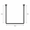 170x80cm Ø22mm black braxionas baniou gniakos MRShome