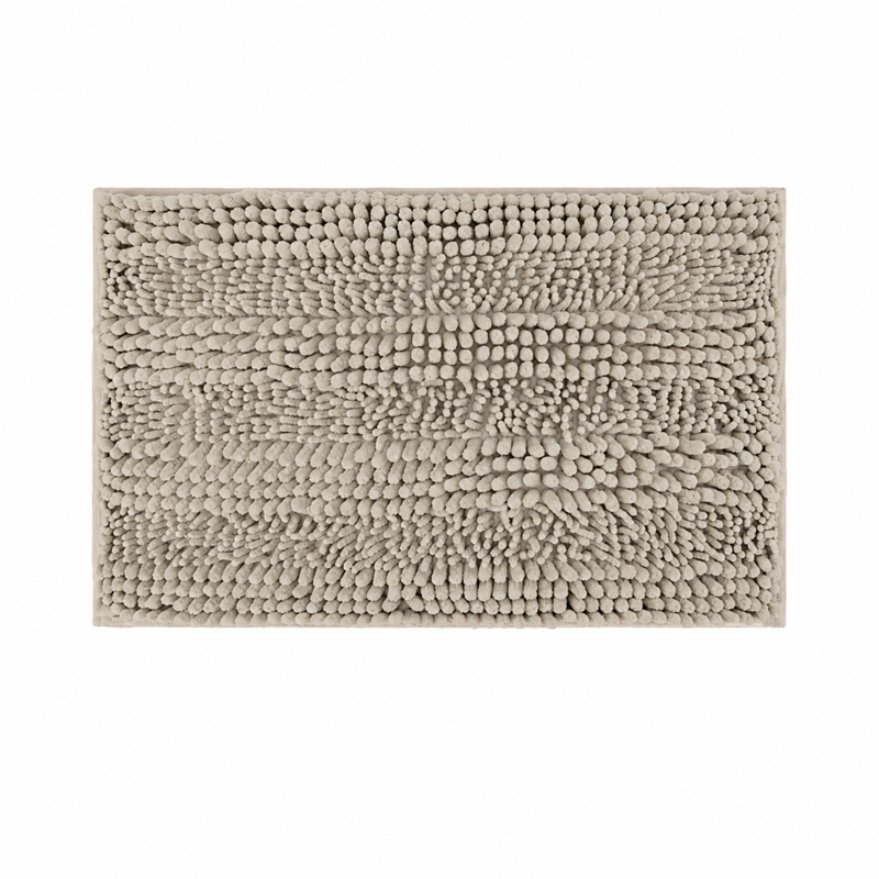 Πατάκι Μπάνιου Chenille 45x70cm Μπεζ MRShome