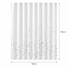 Kourtina Baniou 180x180cm ufasmatini Lefki me Ggri Pitsilies MRShome