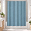 Kourtina Baniou 180x180cm PEVA Ble me 3D Gometriko Sxedio MRShome