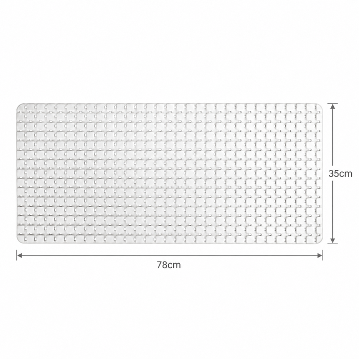 Antiolisthitiko Pataki Baniou TPR 35x78cm Lefko MRShome