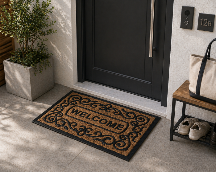 MRShome Pataki Eisodou Rubber 60x40cm ''WELCOME'' 0002004
