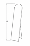 MRShome Epidapedios Kathreptis Alouminiou 150cm Woodlook