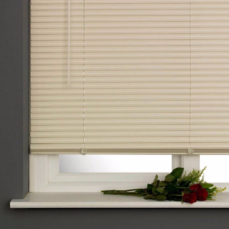 MRShome Μεταλλικό Στόρι αλουμινίου 25mm 80x140cm Μπεζ