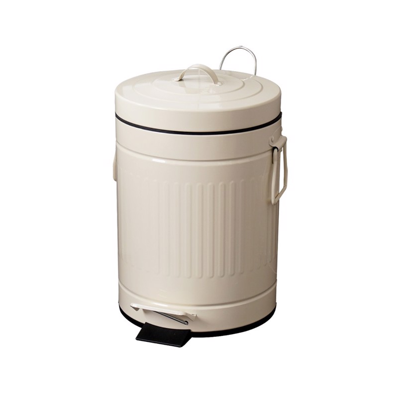 Κάδος Απορριμμάτων 5L Μεταλλικός Soft Close Μπεζ MRShome