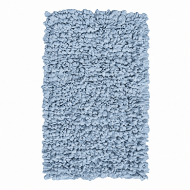 EVORA Χειροποίητο Πατάκι 50x70cm Γαλάζιο C05 Mrshome