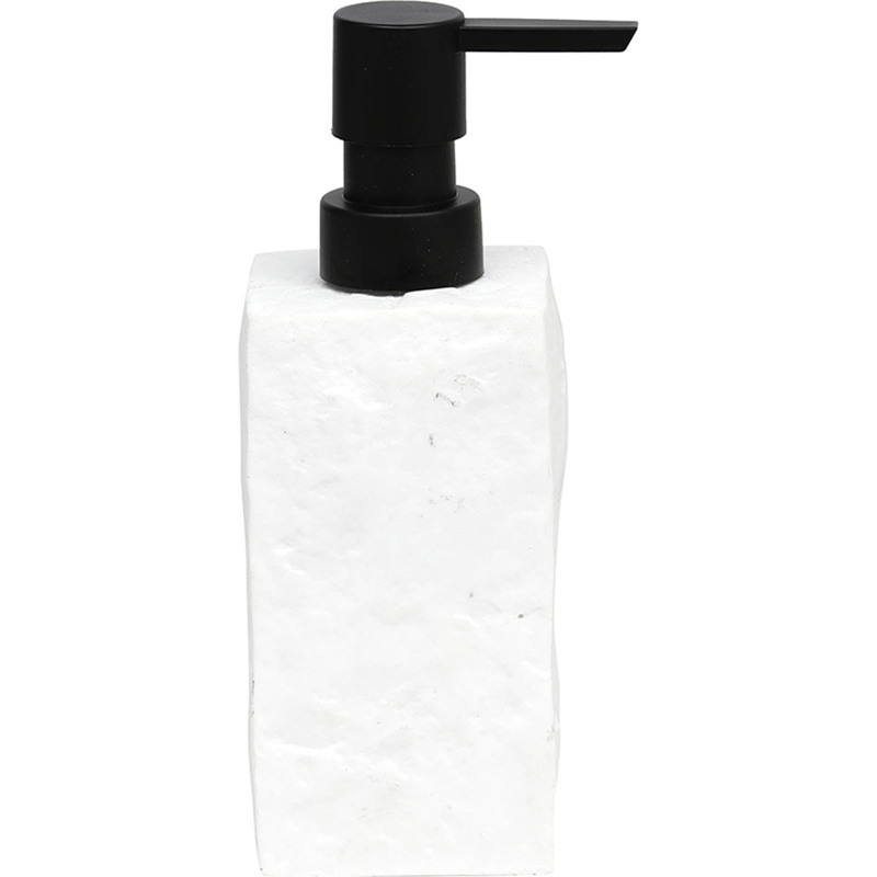 Eurocasa - ΣΗΜΑΝΤΙΚΟ: Σε περίπτωση διαφοράς τιμής από το κατάστημα ισχύει παντα και μόνο η τιμή του καταστήματος Eurocasa Δοχείο Κρεμοσάπουνου Polyresin Λευκό 7.5x7.5x1