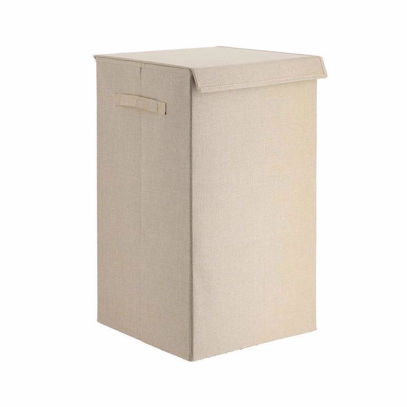 Eurocasa Καλάθι Απλύτων Αναδιπλούμενο από MDF Μπεζ με Υ