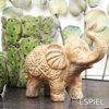 Diakosmitiki Keramiki Figura Elefanta Xrusi 15X7X13ek. ERT350K8 Espiel