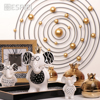Diakosmitiko Toixou Metalliko Xruso/Mavro ''Speira'' 73X70X6 ICY203 Espiel