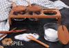 Set 3 Gyalina Doxeia Baxarikon me Kapaki se Xulini Basi 29X12ek 200Cc/Tmx KOP113 Espiel