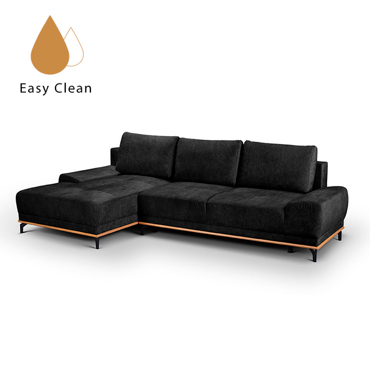 Liberta - Maison NATURA Καναπές-Κρεβάτι Αριστερή Γωνία Ανθρακί 283x164x90cm 01-2652