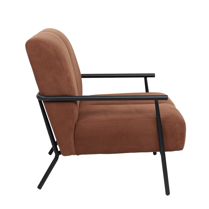 Liberta - Maison KIOTO Πολυθρόνα Terracotta 64x76x81cm 01-3060 Liberta - Maison KIOTO Poluthrona Terracotta 64x76x81cm 01-3060