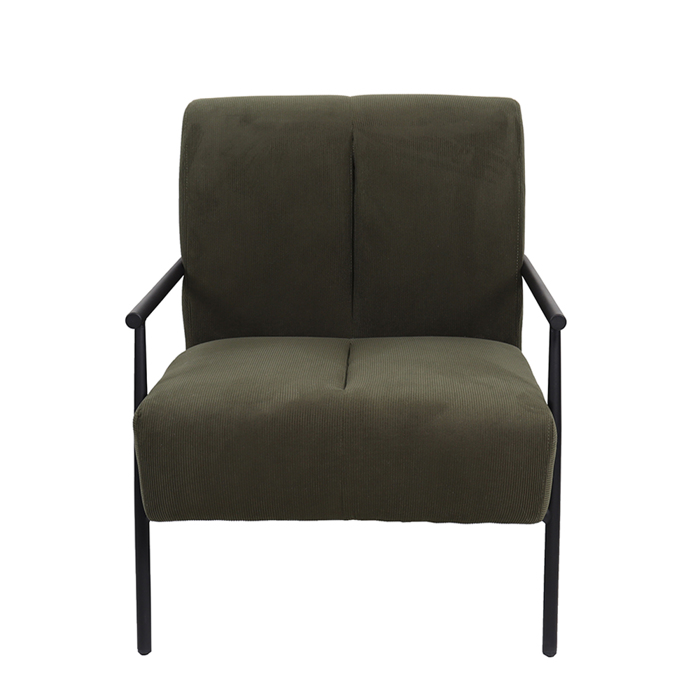 Liberta - Maison KIOTO Πολυθρόνα Λαδί 64x76x81cm 01-3062 Liberta - Maison KIOTO Poluthrona Ladi 64x76x81cm 01-3062