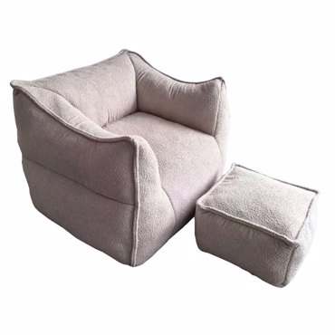 Liberta - Maison SPONGE Σετ Πολυθρόνα Elephant με Υποπόδιο 95x102x73cm 01-3386